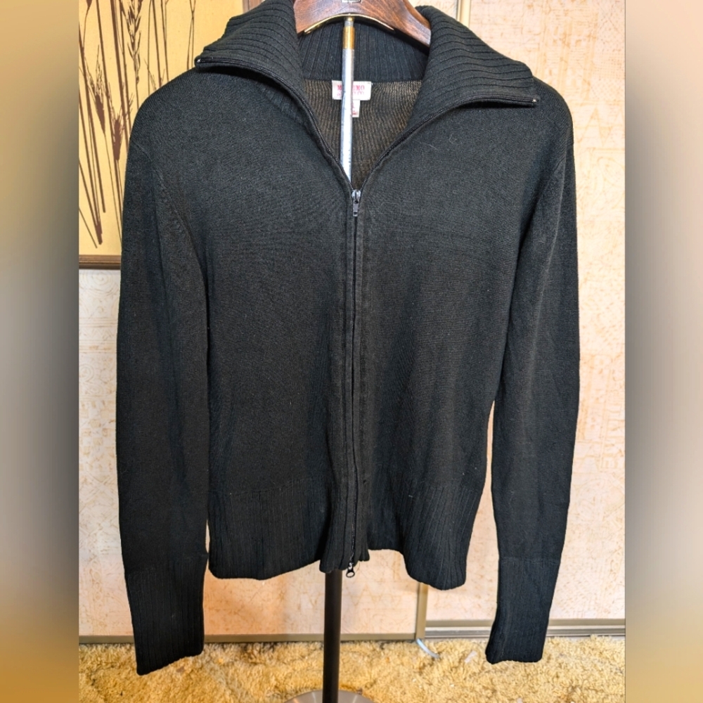 Black cardigan